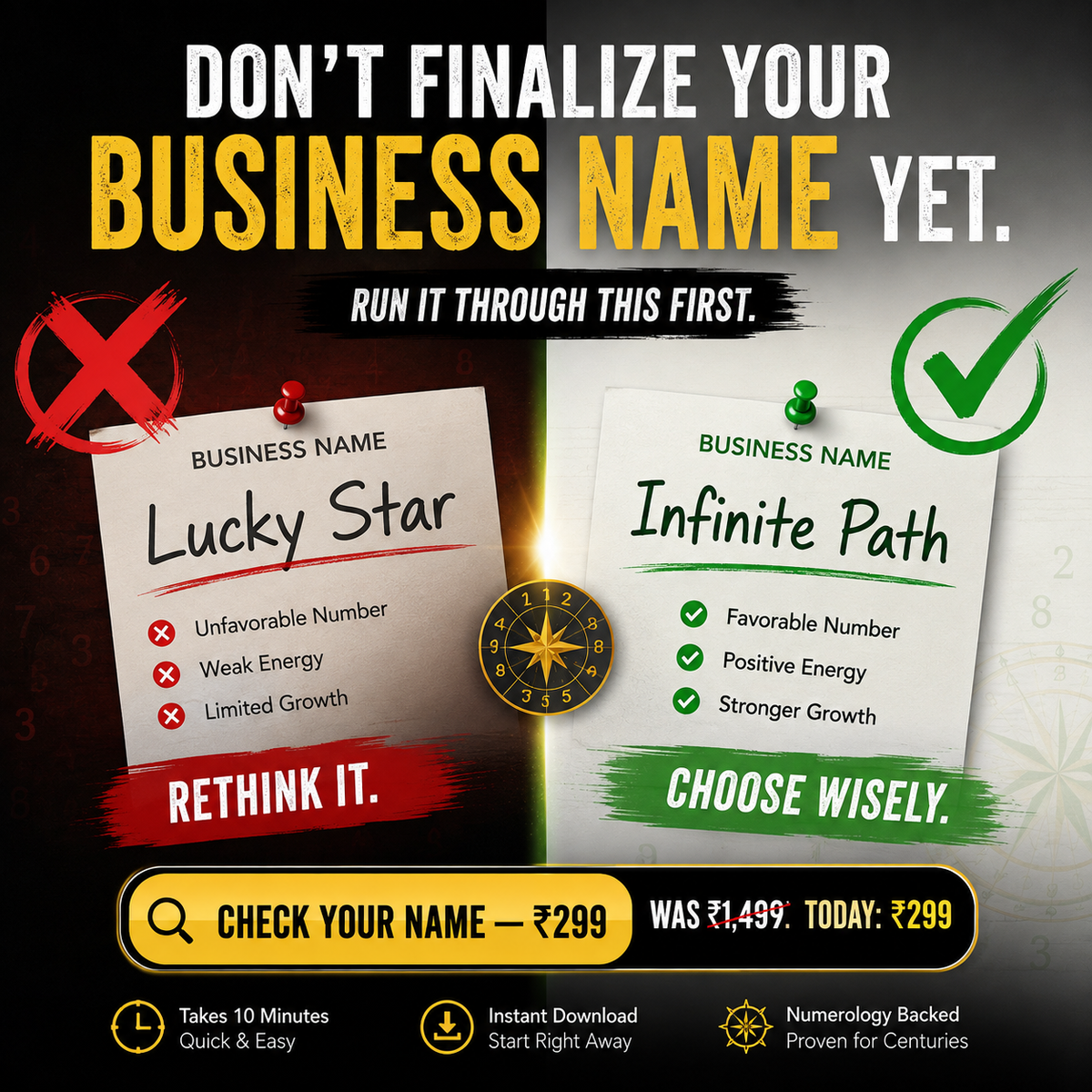 Business Numerology Toolkit – Chaldean Name & DOB Analyzer