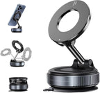 Vacuum Magnetic Suction Phone Holder 360° Reinforced Strong 42kg Ultra Suction Cup Phone Mount